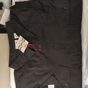 NWT Harbor Bay Banded-Hem Polo Shirt